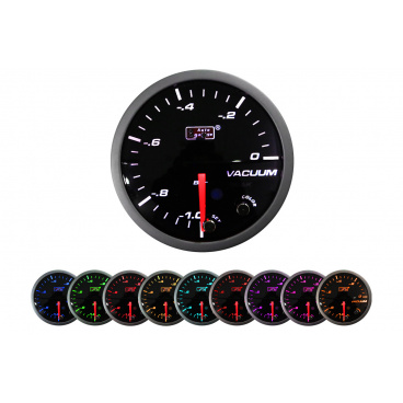 Hodiny Auto Gauge PK 60mm 10 BAREV - Vakuum