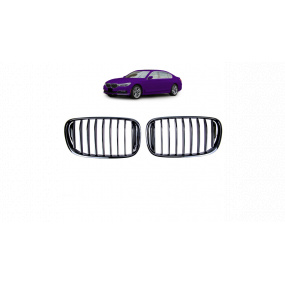 Gril BMW 7 G11 G12 jednotlivé žebro Lesklá černá Gril BMW 7 G11 G12 jednotlivé žebro Lesklá černá