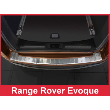 Nerez kryt-ochrana prahu zadního nárazníku Land Rover Evoque 2011+