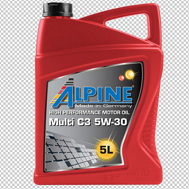 Syntetický motorový olej Alpine Multi C3 5W-30 1 nebo 5 L Syntetický motorový olej Alpine Multi C3 5W-30 1 nebo 5 L
