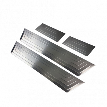 Nerez vnitřní broušené prahy Omtec VW Transporter T5, T6 4 ks Nerez vnitřní broušené prahy Omtec VW Transporter T5, T6 4 ks