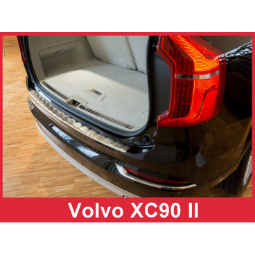 Nerez kryt- ochrana prahu zadního nárazníku Volvo XC90 II 2015+