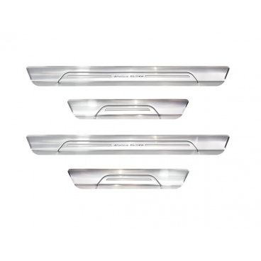 Nerez kryty vnitřních prahů dveří Volkswagen Touareg III 2018+ silver