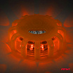 Automobilová nouzová lampa akumulátorová s funkcí svítilny 12SMD+3SMD 650mAh (BATT) oranžové světlo