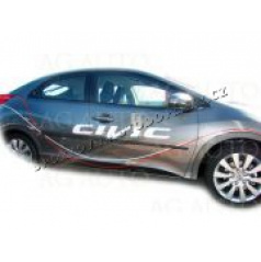 Honda Civic HB, 2012- , 5 dveř., boční lišty dveří