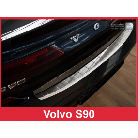 Nerez kryt- ochrana prahu zadního nárazníku Volvo S90 2016+