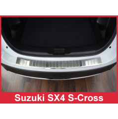 Nerez kryt- ochrana prahu zadního nárazníku Suzuki SX4 S-Cross 2012-16