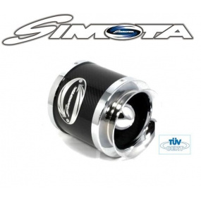 Sportovní vzduchový filtr SIMOTA s karbon štítem 60-76 mm