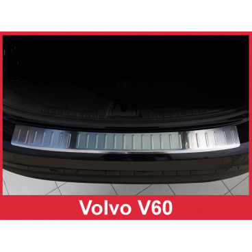 Nerez kryt- ochrana prahu zadního nárazníku Volvo V60 2010-16