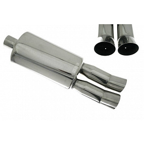 Sportovní výfuk TurboWorks 63/2x76 mm dual 