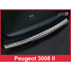 Nerez kryt- ochrana prahu zadního nárazníku Peugeot 3008 II 2016-17