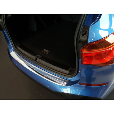 Nerez kryt- ochrana prahu zadního nárazníku BMW X1 F48 2015+ (jen pro verzi s M-packetem)