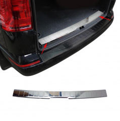 Nerez leštěný vnitřní kryt zavazadlového prostoru Omtec VW T6 2015+ (1-dílné dveře)