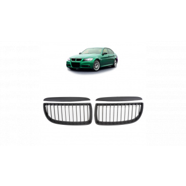 Mřížka BMW 3 E90 E91 jednotlivé lamely Matná černá