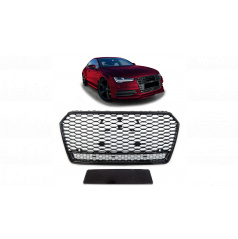 Gril Audi A7 C7 Facelift Lesklá Černá