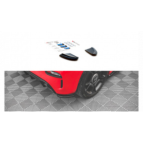 Splitter Fiat 500 Abarth I Facelift Tył Boczne Gloss Black