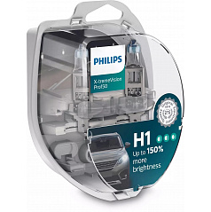 Halogenové žárovky Philips X-tremeVision H1 12V 55W +150% 2 ks