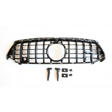 Gril Mercedes-Benz A V177 W177 Facelift GT Lesklá Černá
