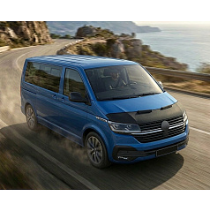 Převlek přední části kapoty černý  karbon VW Transporter T6