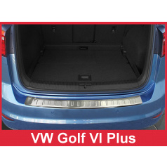 Nerez kryt- ochrana prahu zadního nárazníku Volkswagen Golf VI Plus 2009-12