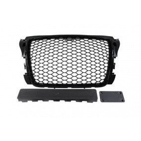 Gril Audi A3 8P Facelift RS-Styl Lesklá Černá