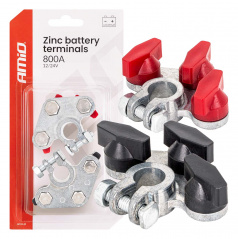 Zinkované svorky baterie 800A 2 ks. AMIO-04391