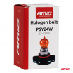 Halogenová žárovka PSY24W 12V 24W PG20-4 AMBER AMIO-04519