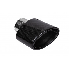Koncovka tlumiče 150x90mm vstup 76mm Carbon Gloss