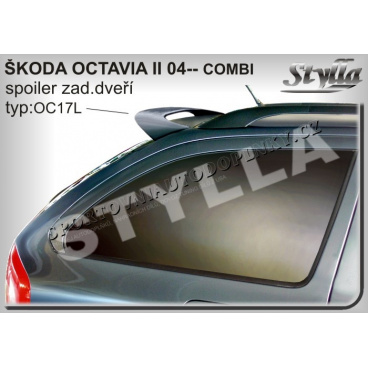 ŠKODA OCTAVIA II combi 04+ spoiler zad. dveří horní (EU homologace)