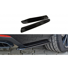 Boční difuzory pod zadní nárazník pro Škoda Octavia RS Mk3, Maxton Design (černý lesklý plast ABS)