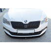 Spoiler pod přední nárazník ver.3 pro Škoda Superb Mk3, Maxton Design (černý lesklý plast ABS)