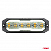 Obrysová výstražná oranžová lampa s funkcí couvacích světel LED R65 R148 12V 24V 24W