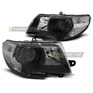 Škoda Superb 2008-12 přední čirá světla black