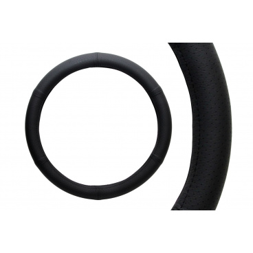 Perforovaný kožený potah na volant automobilu M 37-39cm 