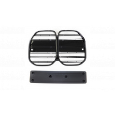Gril BMW 4 G22 G23 G83 dvojité žebro Lesklá černá