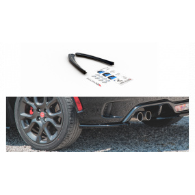 Splitter Fiat 124 Spider Abarth Tył Boczne Gloss Black
