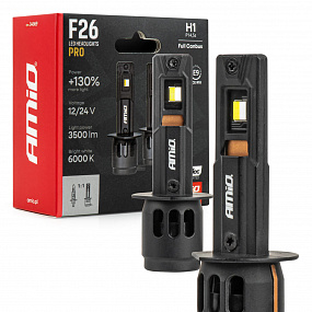 Żarówki samochodowe LED F26 PRO LumiTec LIMITED +130% DUO FULL CANBUS H1 12V 24V AMIO-04869
