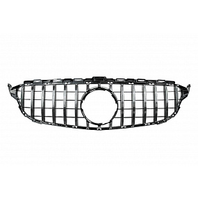 Grill Mercedes-Benz W205 S205 A205 C205 Chrome & Black Grill Mercedes-Benz W205 S205 A205 C205 Chrome & Black