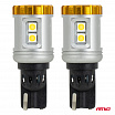 LED žárovky STANDARD W16W T15 3030 8SMD + 3020 1SMD bílé 12V 24V
