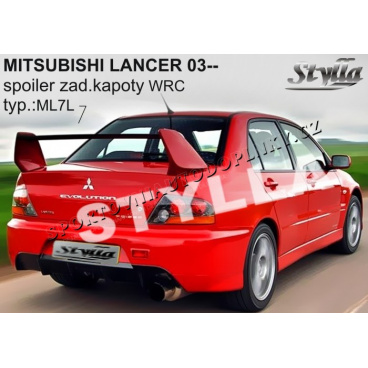 MITSUBISHI LANCER sedan 03-08 spoiler zad. kapoty (WRC)