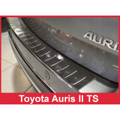 Nerez kryt- ochrana prahu zadního nárazníku Toyota Auris II Touring Sports 2013-15