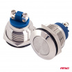 Plochý kulatý ocelový momentový spínač 19mm 5A 12/230V AMIO-04436
