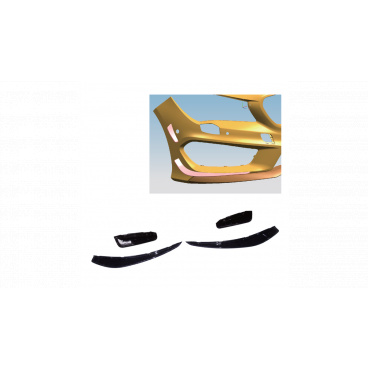 Přední spoiler CLA C117, X117 Černý