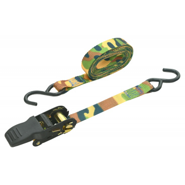 Popruh s ráčnou a háky 1ks 250daN 25mm x 5m KAMU