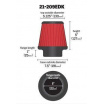 Kónický filtr AEM 21-209EDK 152mm