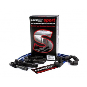 Przewody zapłonowe PowerTEC OPEL CALIBRA VECTRA OMEGA SAAB 900 2.5 3.0 V6 Niebieskie