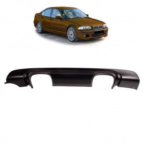 Difuzor BMW 3 E46 Zadní Matná Černá