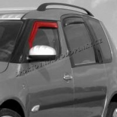 Větrné clony (ofuky) - přední, Škoda Roomster