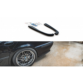 Splitter BMW 5 E39 M-Pack Tył Boczne Gloss Black