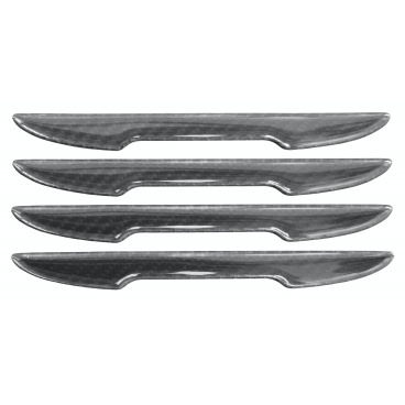 Samolepící chránič dveří karbon černý  4 ks